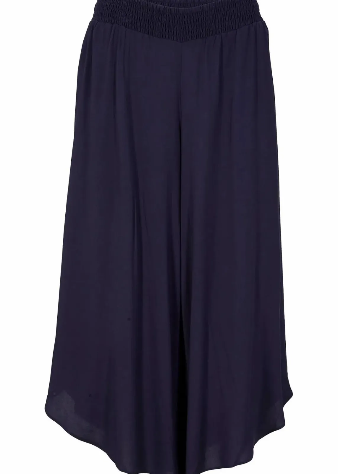 bonprix Nachhaltigere Materialien|Hosen^Wadenlange Culotte aus nachhaltiger Viskose dunkelblau