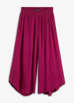 bonprix Nachhaltigere Materialien|Hosen^Wadenlange Culotte aus nachhaltiger Viskose violett