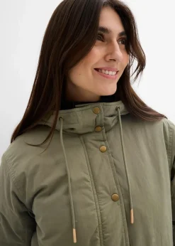 bonprix Jacken & Mäntel|Bekleidung·Hosen^Warm wattierter Parka oliv