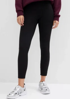 bonprix Bekleidung·Röcke|Bekleidung·Sweat^Warme gerippte Thermo-Leggings schwarz