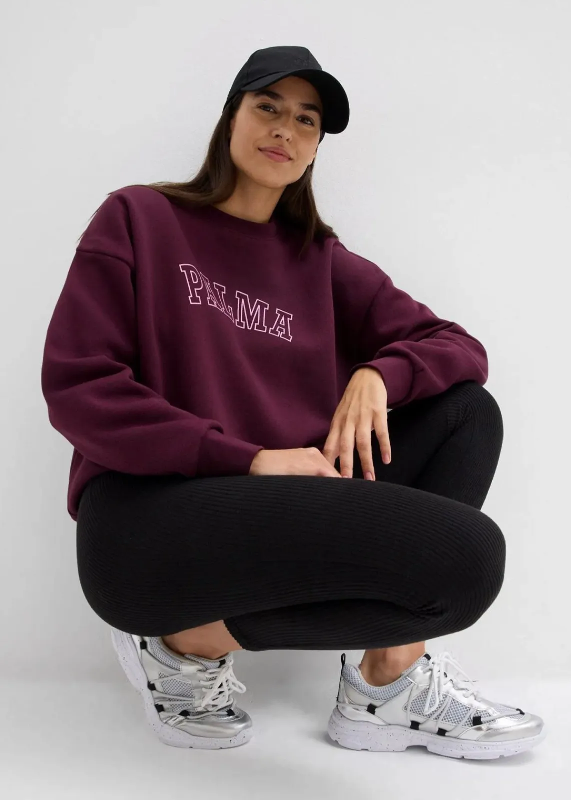 bonprix Bekleidung·Röcke|Bekleidung·Sweat^Warme gerippte Thermo-Leggings schwarz