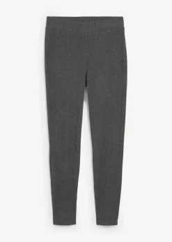bonprix Hosen|Sportbekleidung^Warme gerippte Thermo-Leggings grau meliert meliert