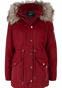 bonprix Jacken & Mäntel|Bekleidung·Hosen^Warmer Parka, gefüttert kastanienrot