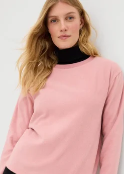 bonprix Shirts & Tops|Sportbekleidung^Warmes Fleece-Thermoshirt aschrosa