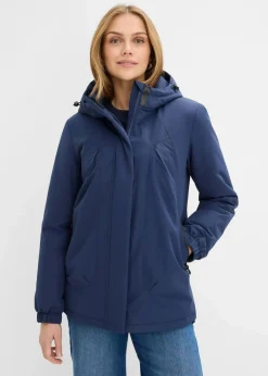 bonprix Jacken & Mäntel|Bekleidung·Hosen^Wasserabweisende Funktions-Jacke dunkelblau