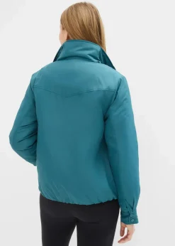bonprix Jacken & Mäntel|Bekleidung·Hosen^Wasserabweisende Funktions-Jacke, 2in1 Optik pfeffergrün