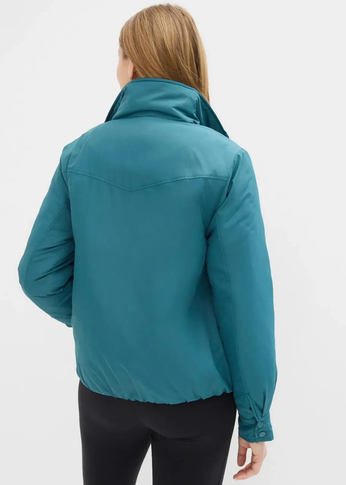 bonprix Jacken & Mäntel|Bekleidung·Hosen^Wasserabweisende Funktions-Jacke, 2in1 Optik pfeffergrün