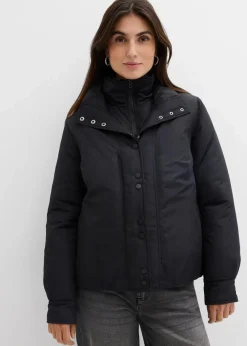 bonprix Bekleidung·Hosen|Jacken & Mäntel^Wasserabweisende Funktions-Jacke, 2in1 Optik schwarz