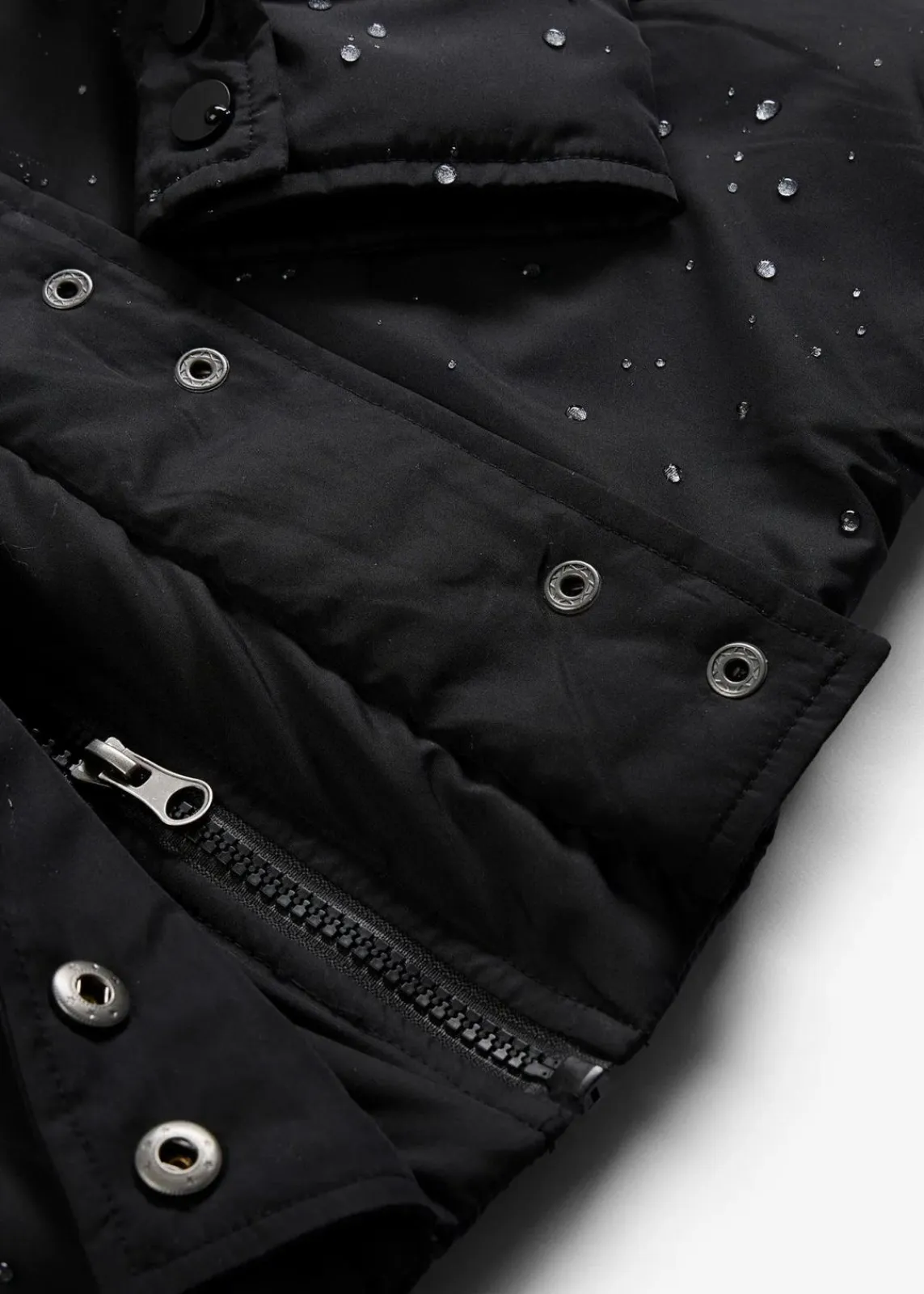 bonprix Bekleidung·Hosen|Jacken & Mäntel^Wasserabweisende Funktions-Jacke, 2in1 Optik schwarz