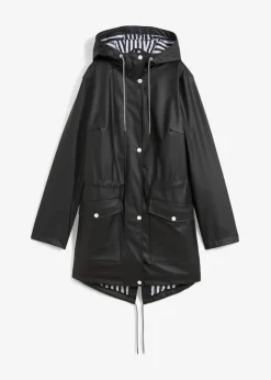 bonprix Jacken & Mäntel|Bekleidung·Hosen^wasserabweisende Regenjacke schwarz