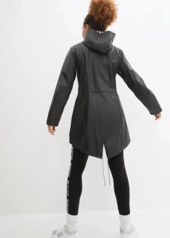 bonprix Jacken & Mäntel|Bekleidung·Hosen^wasserabweisende Regenjacke schwarz