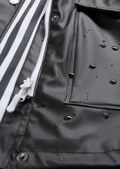 bonprix Jacken & Mäntel|Bekleidung·Hosen^wasserabweisende Regenjacke schwarz