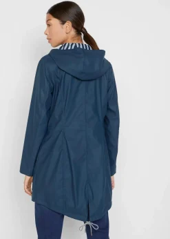 bonprix Bekleidung·Hosen|Jacken & Mäntel^wasserabweisende Regenjacke dunkelblau