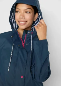 bonprix Bekleidung·Hosen|Jacken & Mäntel^wasserabweisende Regenjacke dunkelblau