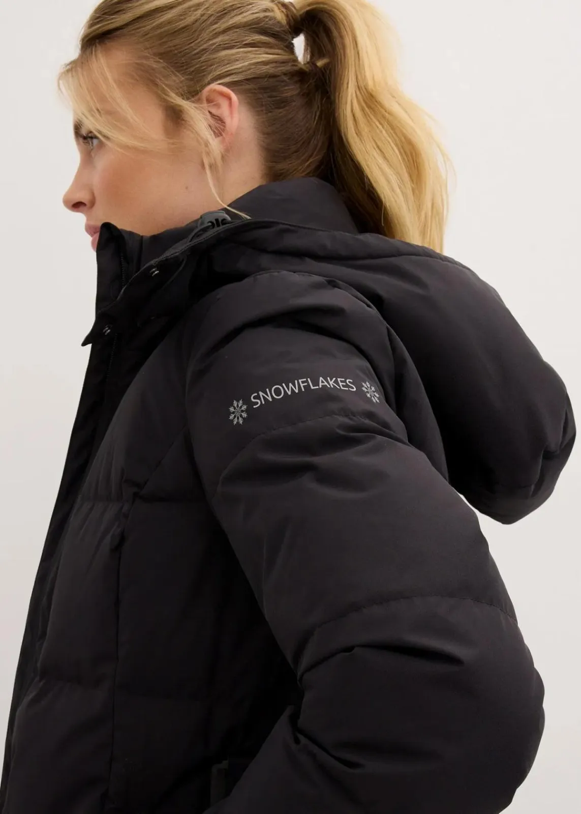 bonprix Bekleidung·Jumpsuits|Bekleidung·Sweat^wasserabweisende Ski Daunenjacke mit wärmeisolierender Funktion schwarz