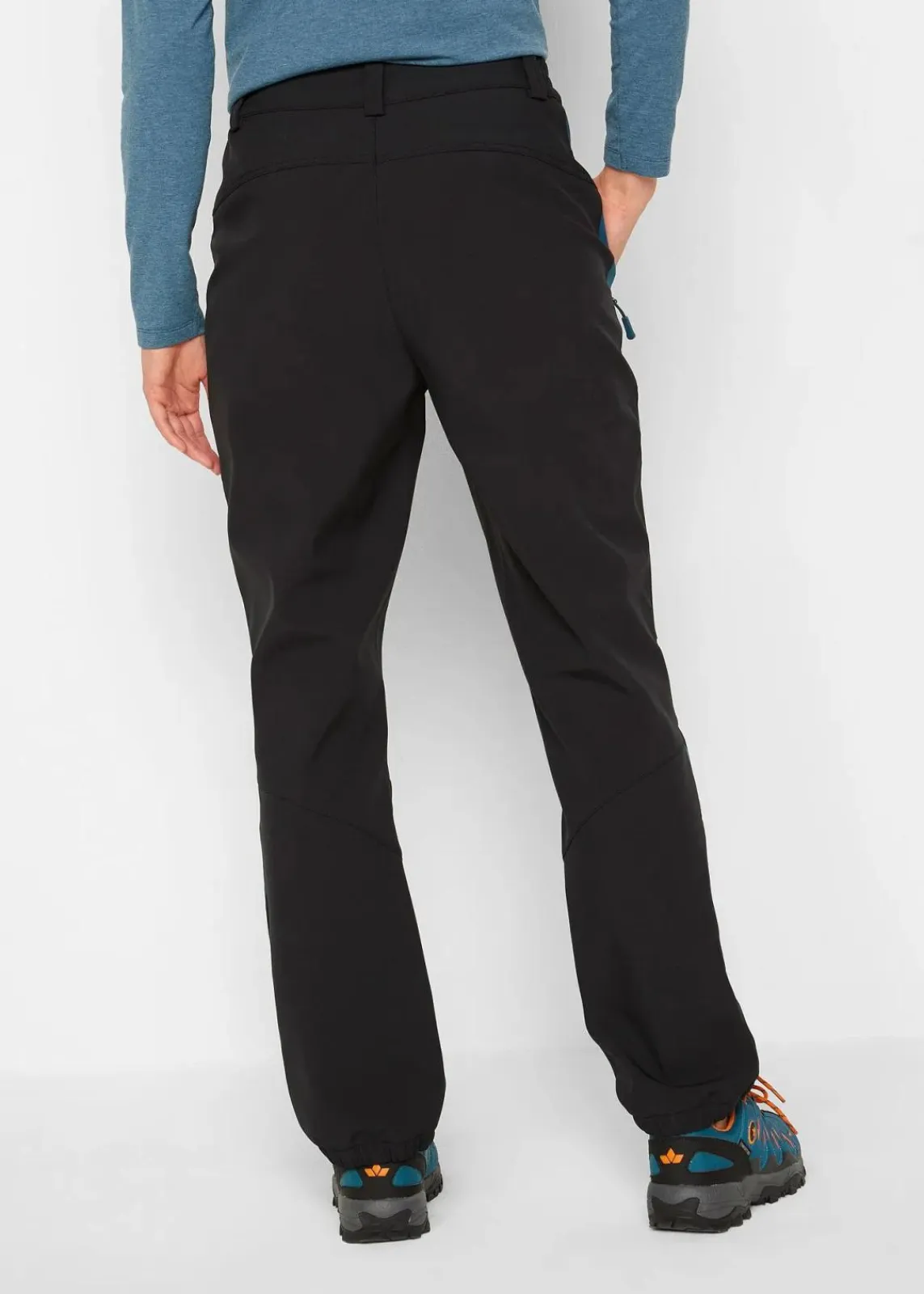 bonprix Outdoorbekleidung|Sportbekleidung^wasserabweisende Softshell-Hose schwarz