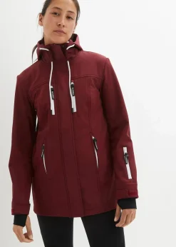 bonprix Nachhaltigere Materialien|Jacken & Mäntel^wasserabweisende Softshelljacke ahornrot