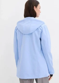 bonprix Bekleidung·Jumpsuits|Bekleidung·Sweat^wasserabweisende Softshelljacke perlblau/weiß
