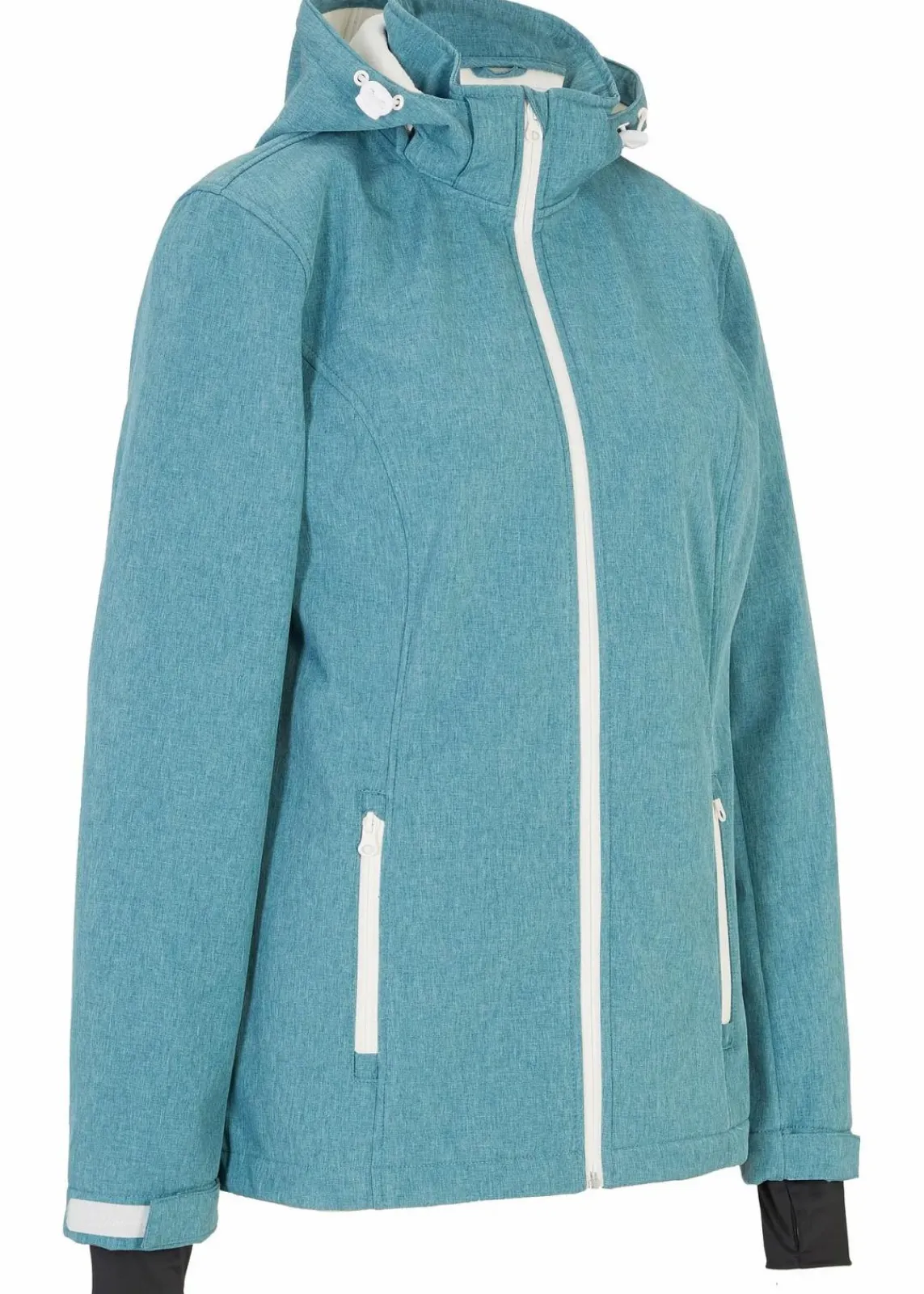 bonprix Outdoorbekleidung|Sportbekleidung^Wasserabweisende Softshelljacke meerestürkis meliert