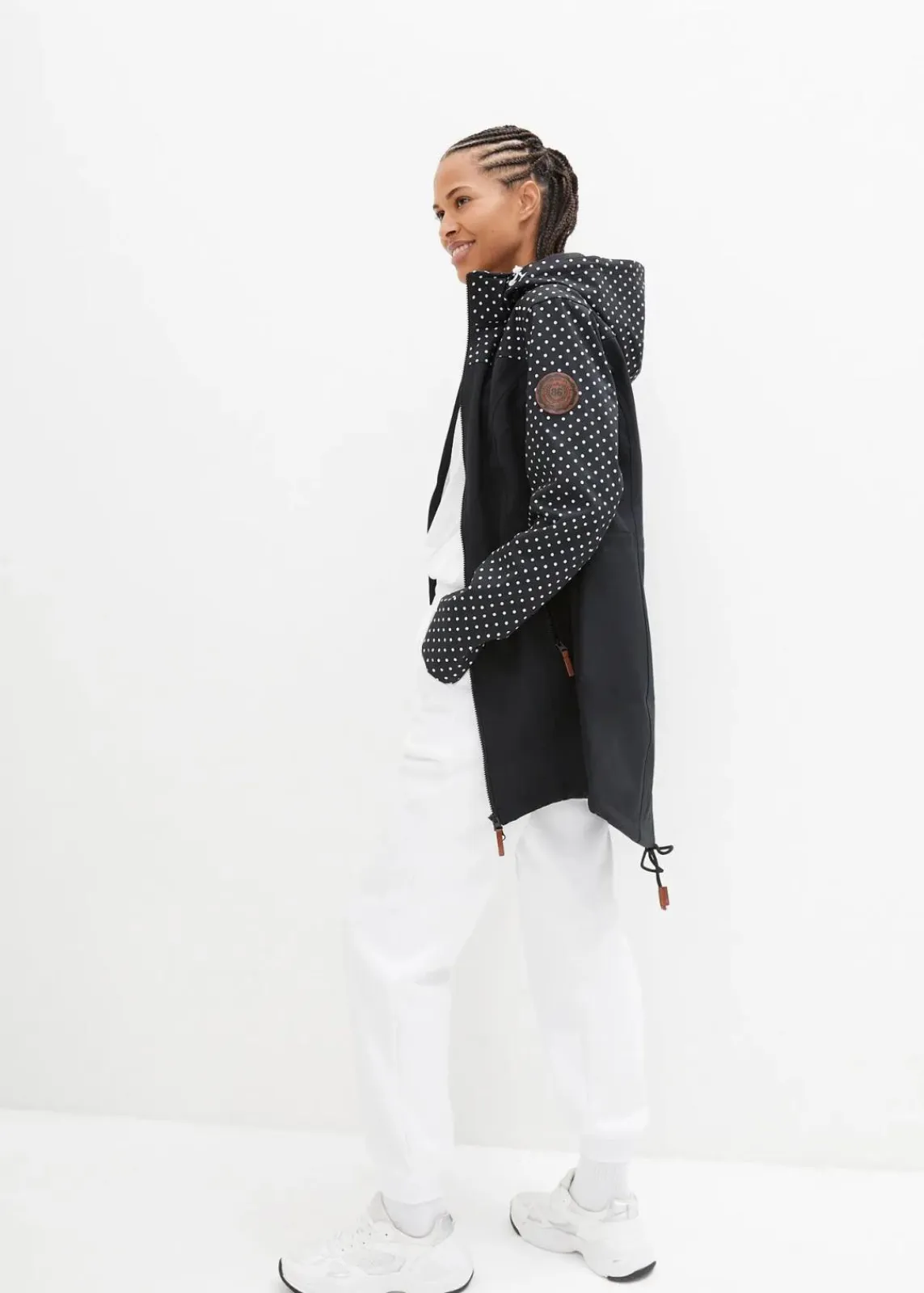 bonprix Bekleidung·Hosen|Jacken & Mäntel^Wasserabweisende Softshelljacke schwarz