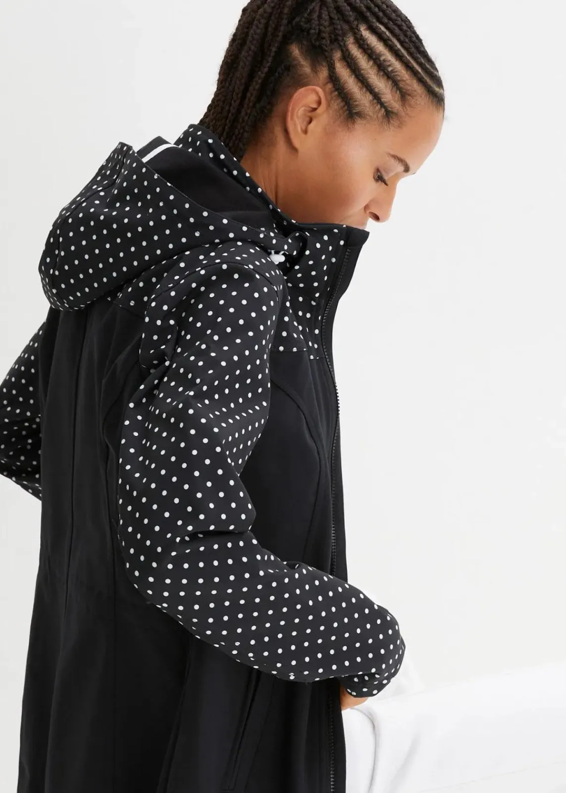bonprix Bekleidung·Hosen|Jacken & Mäntel^Wasserabweisende Softshelljacke schwarz