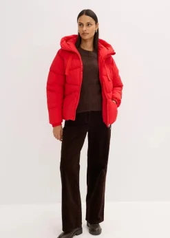 bonprix Jacken & Mäntel|Bekleidung·Hosen^Wasserabweisende Steppjacke lavarot