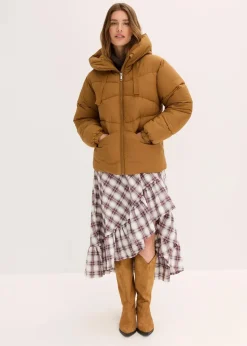 bonprix Bekleidung·Hosen|Jacken & Mäntel^Wasserabweisende Steppjacke cognac braun
