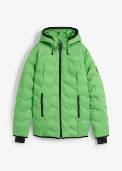bonprix Bekleidung·Jumpsuits|Bekleidung·Sweat^wasserabweisende, ultraleichte Funktions-Jacke mattmoos