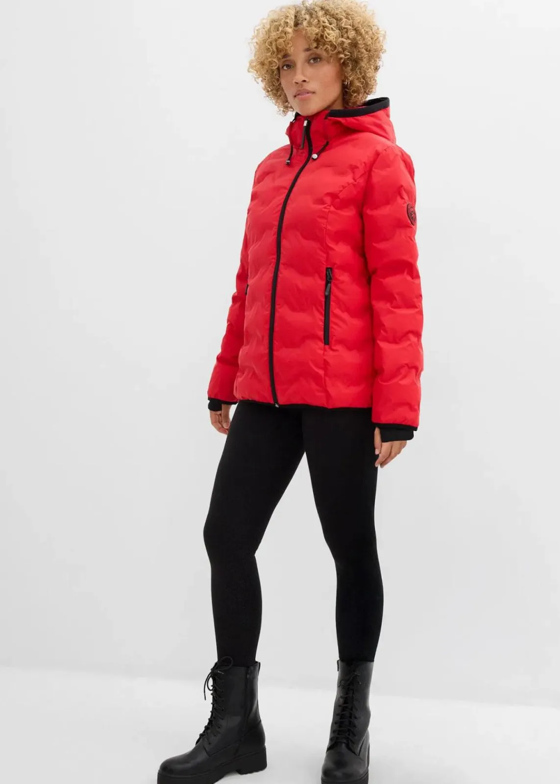 bonprix Jacken & Mäntel|Sportbekleidung^wasserabweisende, ultraleichte Funktions-Jacke salsarot