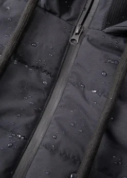 bonprix Bekleidung·Hosen|Jacken & Mäntel^wasserabweisender Funktions-Outdoor-Steppmantel schwarz