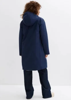 bonprix Bekleidung·Blazer|Umstandsmode^Wasserabweisender 6-in-1 Wende-Umstandsmantel mit Trage- und Schwangerschftseinsatz dunkelblau/grauweiss