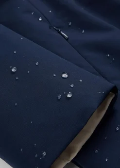 bonprix Bekleidung·Blazer|Umstandsmode^Wasserabweisender 6-in-1 Wende-Umstandsmantel mit Trage- und Schwangerschftseinsatz dunkelblau/grauweiss
