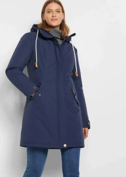 bonprix Jacken & Mäntel|Bekleidung·Hosen^wasserabweisender Outdoor-Mantel dunkelblau