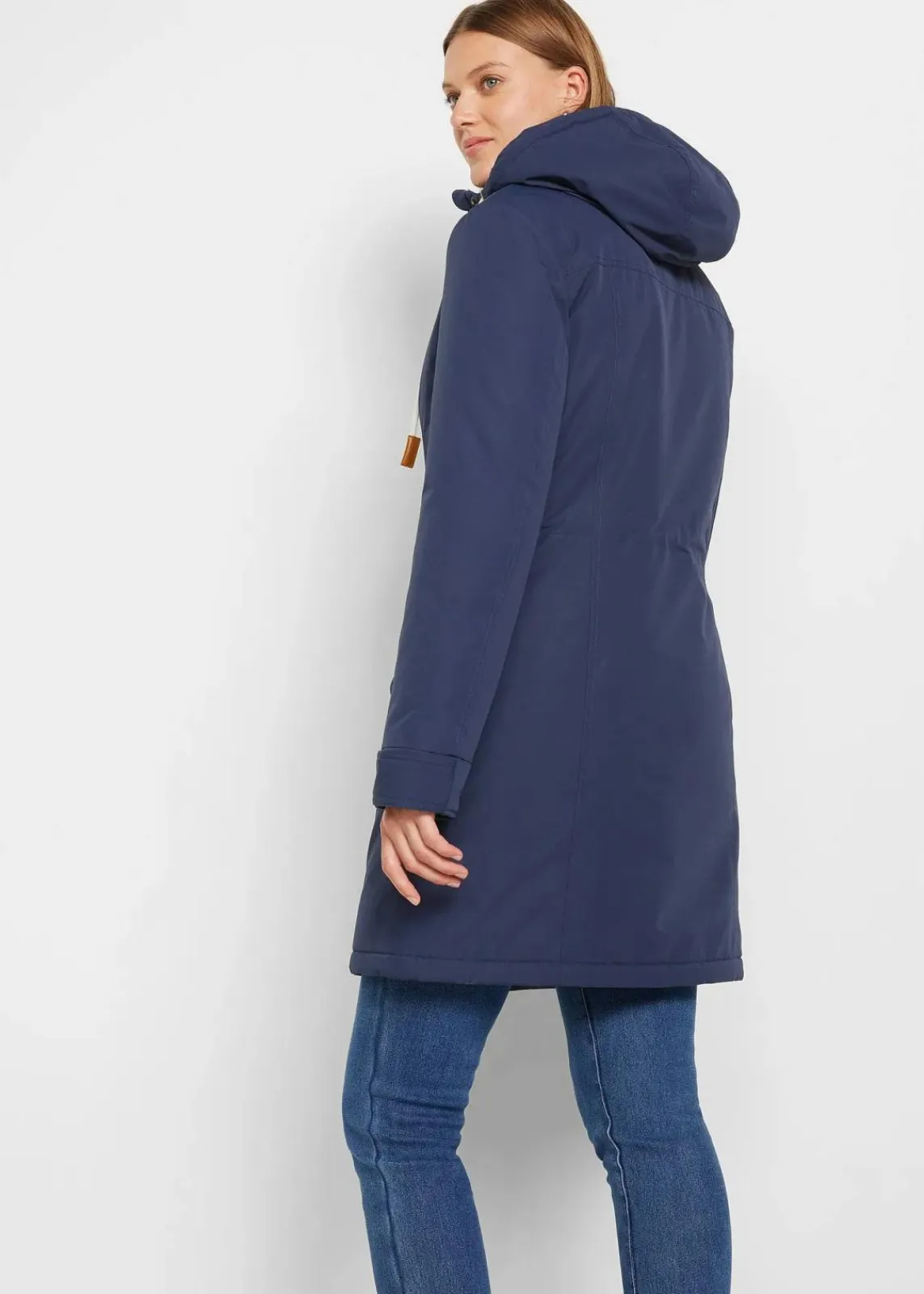 bonprix Jacken & Mäntel|Bekleidung·Hosen^wasserabweisender Outdoor-Mantel dunkelblau
