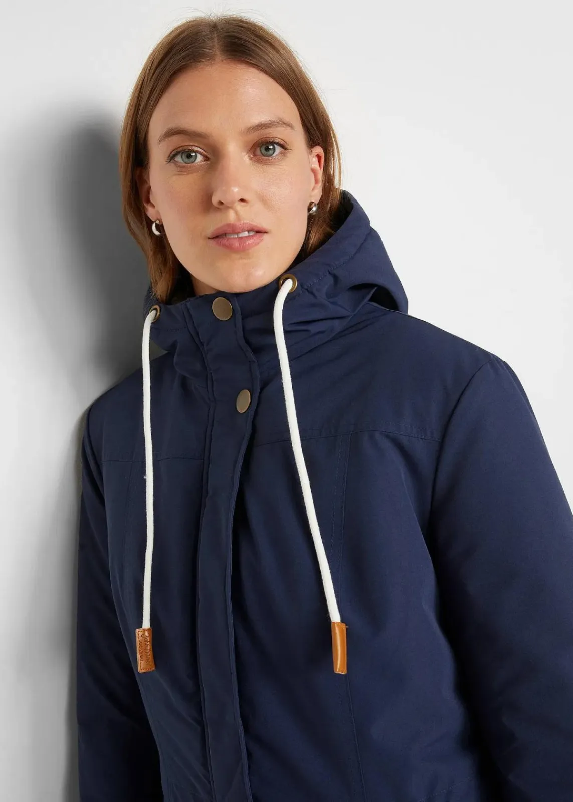 bonprix Jacken & Mäntel|Bekleidung·Hosen^wasserabweisender Outdoor-Mantel dunkelblau