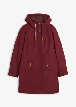 bonprix Jacken & Mäntel|Bekleidung·Hosen^wasserabweisender Outdoor-Mantel dunkelbeere