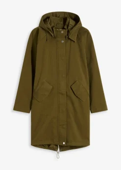 bonprix Bekleidung·Hosen|Jacken & Mäntel^Wasserabweisender Parka erdoliv