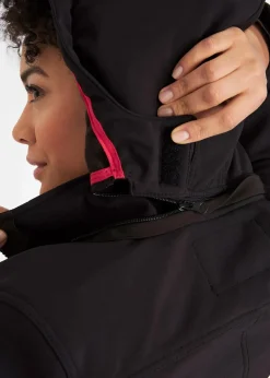 bonprix Jacken & Mäntel|Bekleidung·Hosen^wasserabweisender Softshellmantel schwarz