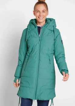 bonprix Jacken & Mäntel|Bekleidung·Hosen^Wasserabweisender Steppmantel rauchsalbei