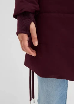 bonprix Jacken & Mäntel|Bekleidung·Hosen^Wasserabweisender Steppmantel weinrot