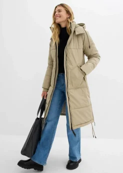 bonprix Bekleidung·Hosen|Jacken & Mäntel^wasserabweisender Steppmantel new khaki