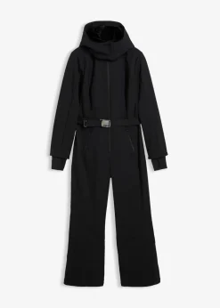 bonprix Hosen|Sportbekleidung^wasserabweisender, warmgefütterter Softshell-Skianzug schwarz