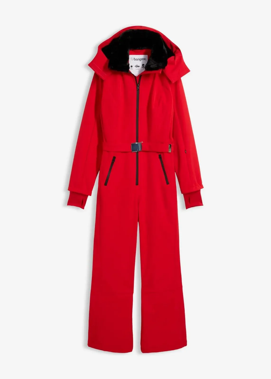 bonprix Bekleidung·Jumpsuits|Bekleidung·Sweat^wasserabweisender, warmgefütterter Softshell-Skianzug lavarot