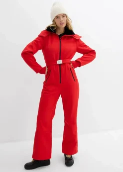 bonprix Bekleidung·Jumpsuits|Bekleidung·Sweat^wasserabweisender, warmgefütterter Softshell-Skianzug lavarot
