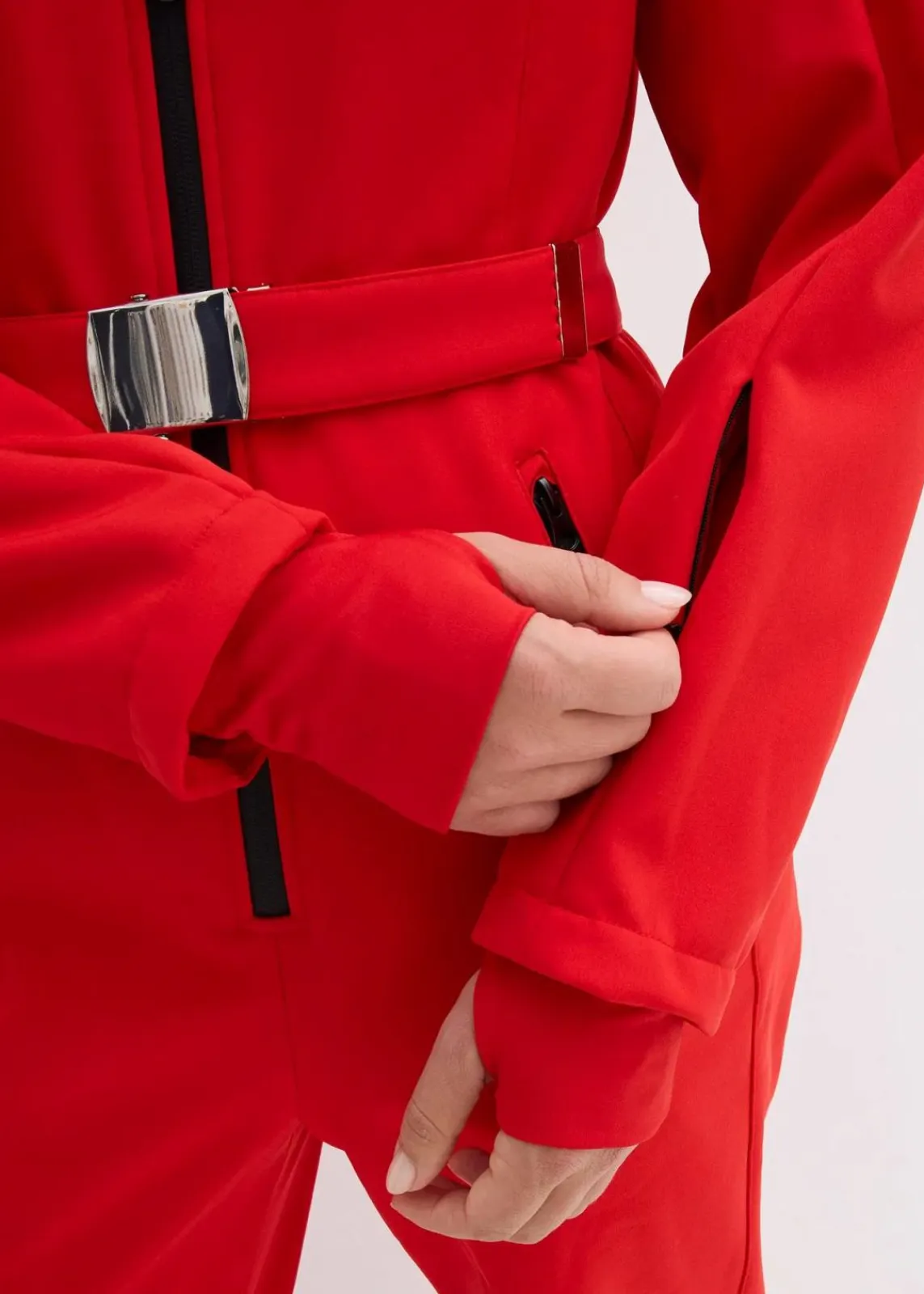 bonprix Bekleidung·Jumpsuits|Bekleidung·Sweat^wasserabweisender, warmgefütterter Softshell-Skianzug lavarot