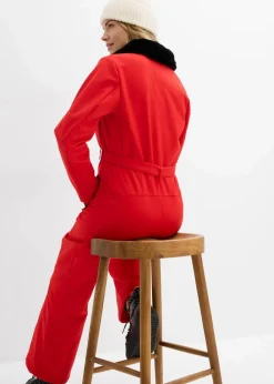 bonprix Bekleidung·Jumpsuits|Bekleidung·Sweat^wasserabweisender, warmgefütterter Softshell-Skianzug lavarot