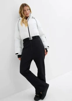 bonprix Bekleidung·Jumpsuits|Bekleidung·Homewear^wasserabweisender wattierter Funktions-Overall weiß/schwarz