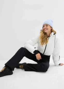 bonprix Bekleidung·Jumpsuits|Bekleidung·Homewear^wasserabweisender wattierter Funktions-Overall weiß/schwarz