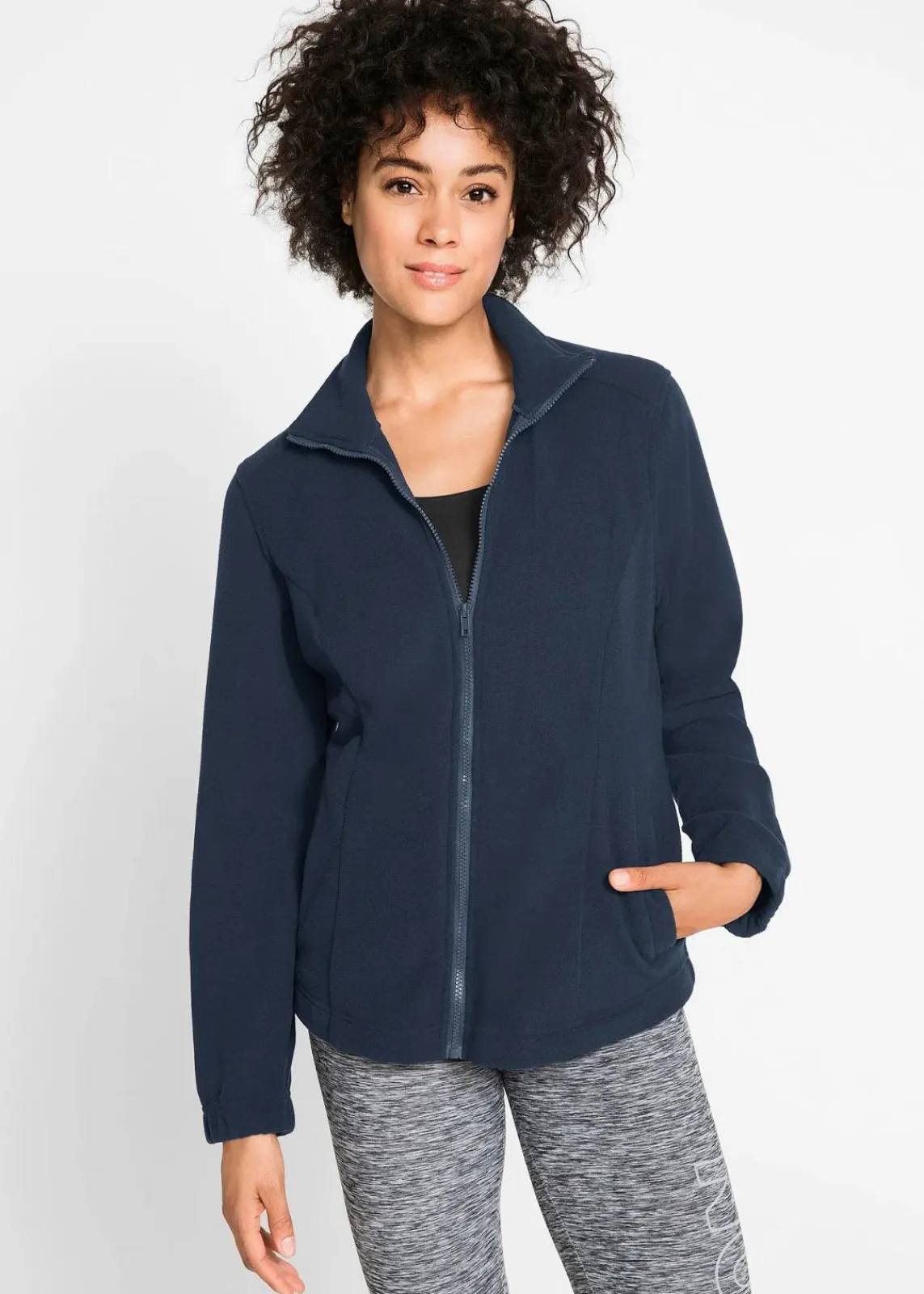 bonprix Jacken & Mäntel|Bekleidung·Hosen^wasserdichte Funktionsjacke dunkelblau/mittelblau