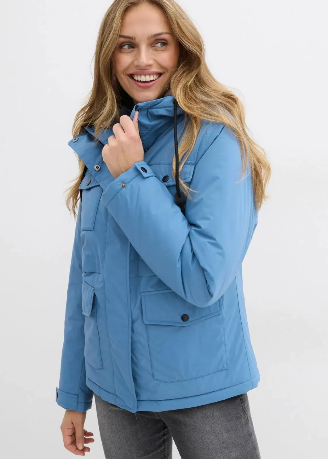 bonprix Bekleidung·Hosen|Jacken & Mäntel^Wasserdichte Funktions-Jacke wellenblau